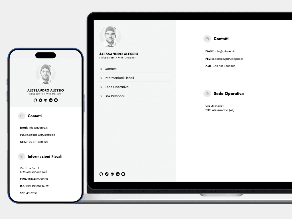 vCard Theme